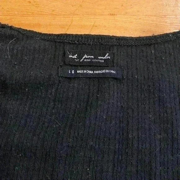 Out from under by urban outfitters black womens L - Picture 3 of 6